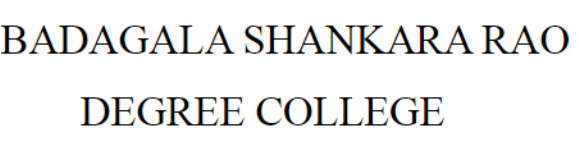 Badagala Shankara Rao Degree College - Srikakulam