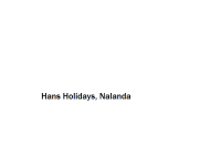 Hans Holidays - Nalanda
