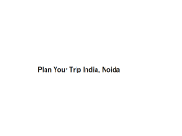 Plan Your Trip India - Noida