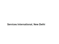 Services International - New Delhi