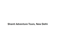 Shanti Adventure Tours - New Delhi