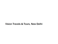 Vision Travels & Tours - New Delhi