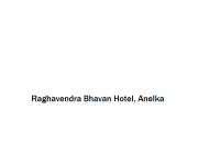 Raghavendra Bhavan Hotel - Anelka