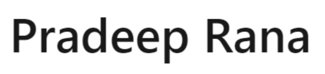 Pradeep Rana - Gurgaon