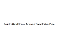 Country Club Fitness - Amanora Town Center - Pune Image