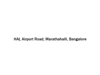 HAL Airport Road - Marathahalli - Bangalore