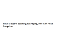 Hotel Gautam Boarding & Lodging - Museum Road - Bengaluru Image