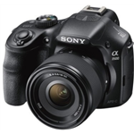 Sony Alpha A3500JY 20.1 MP Digital SLR Camera (Black) with 18 50 mm and 55 210 mm Lens