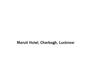 Maruti Hotel - Charbagh - Lucknow