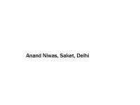 Anand Niwas - Saket - Delhi