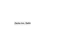 Zacks Inn - Delhi