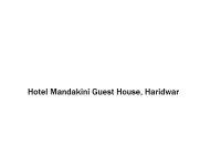 Hotel Mandakini Guest House - Haridwar