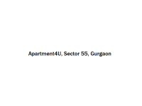 Apartment4U - Sector 55 - Gurgaon