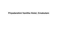 Priyadarshini Vanitha Hotel - Ernakulam