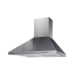 Pureflames 60cm 1100 PULSE 60 SS Hood Chimney