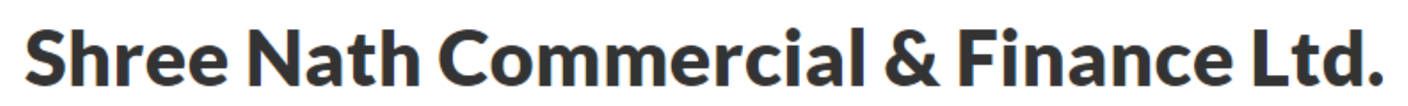 Shree Nath Commercial & Finance Ltd