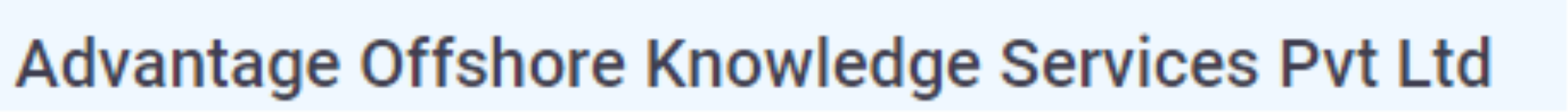 Advantage Offshore Knowledge Services Pvt Ltd