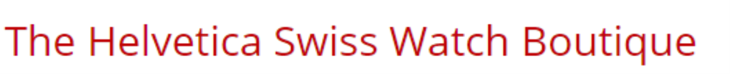 The Helvetica Swiss Watch Boutique ( Panerai )