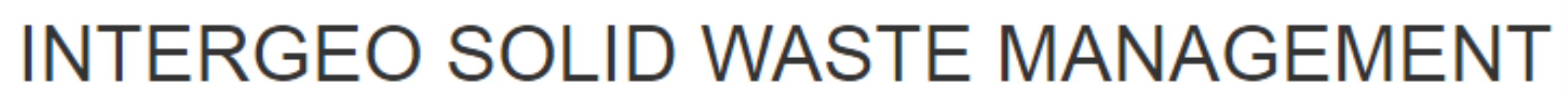 INTERGEO Solid Waste Management Pvt Ltd