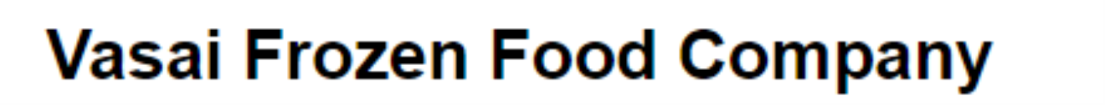 Vasai Frozen Food Company