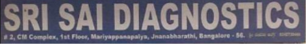 Sri Sai Diagnostics - Jnanabharathi - Bangalore