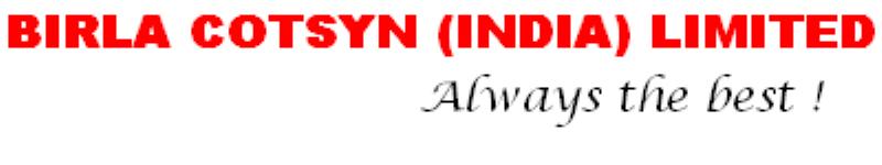 Birla Cotsyn India Ltd (BCIL) (Yash Birla)