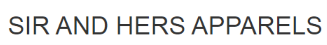 Sirs & Hers Apparels Pvt Ltd