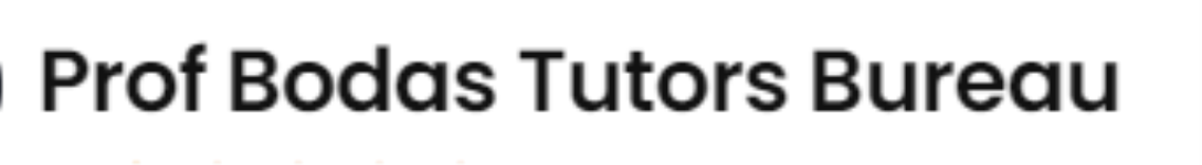 Prof Bodas Tutors Bureau - Dombivali - Thane