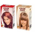 Color Mate Burgundy and Light Blonde Hair Color Cream