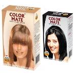 Color Mate Light Blonde and Natural Black Hair Color Cream