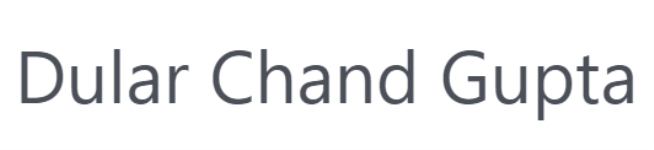 Dular Chand Gupta - Surya Nagar - Mathura