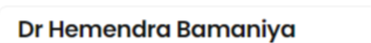 Dr Hemendra Bamaniya Ent Clinic - Indira Puri Colony - Udaipur