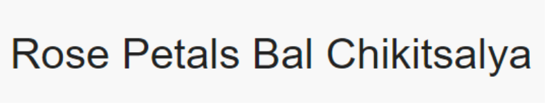 Rose Petals Bal Chikitsalya - Shakti Nagar - Udaipur