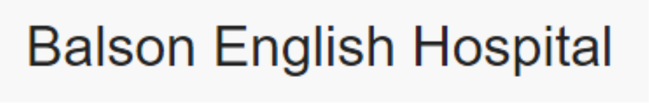 Balson English Hospital - Civil Road - Allahabad