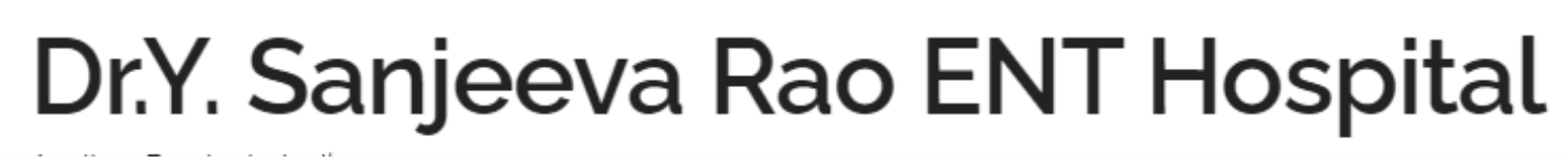 Dr.Y. Sanjeeva Rao Ent Hospital - Pogathota - Nellore