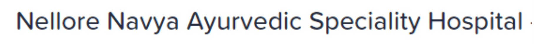 Nellore Navya Ayurvedic Speciality Hospital - Pogathota - Nellore