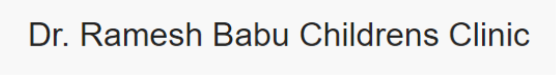 Dr Ramesh Babu Childrens Clinic - Munichallai - Madurai