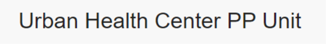 Urban Health Center Pp Unit - Sardar Ganj - Anand