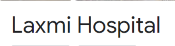 Laxmi Hospital - EVN Rd - Erode