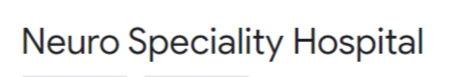 Neuro Speciality Hospital - Chidambaram Colony - Erode
