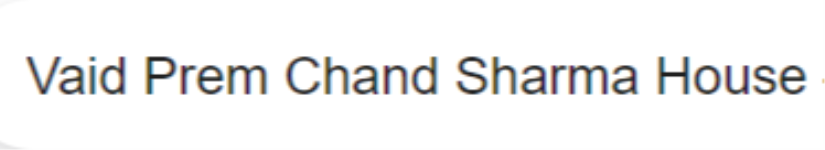 Vaid Prem Chand Sharma House - Rohtak