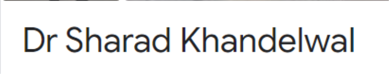 Dr Sharad Khandelwal - Bareilly