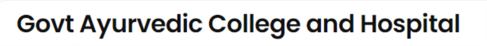 Govt Ayurvedic College And Hospital - Bareilly