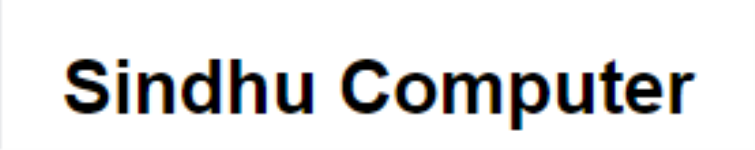 Sindhu Computer - Rajkot