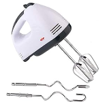 Bms Lifestyle Electric Hand Mixer Stainless Steel Attachments 7 Speed Includes Beaters Dough Hooks 180 W Blender