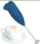 Sj Mini Hand Milk Frother Battery Operated Form Maker Blender