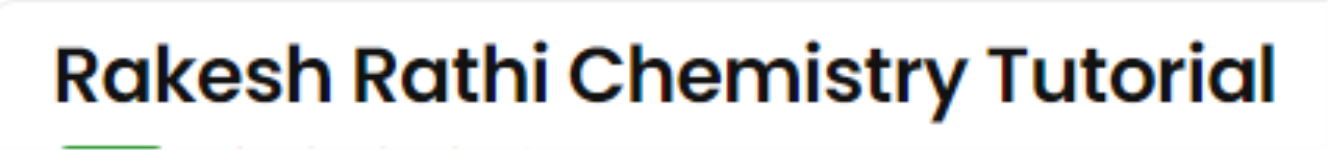 Rakesh Rathi Chemistry Tutorial - Vile Parle East - Mumbai