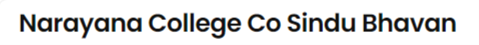 Narayana College Co Sindu Bhavan - Kodigehalli - Bangalore