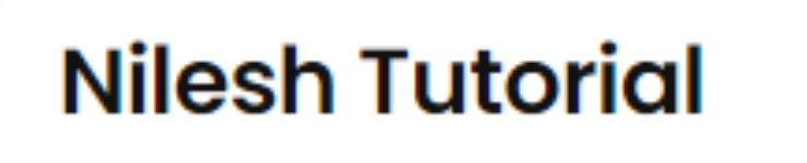 Nilesh Tutorial - Rajarajeshwari Nagar - Bangalore