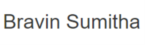 Bravin Sumitha - Selaiyur - Chennai